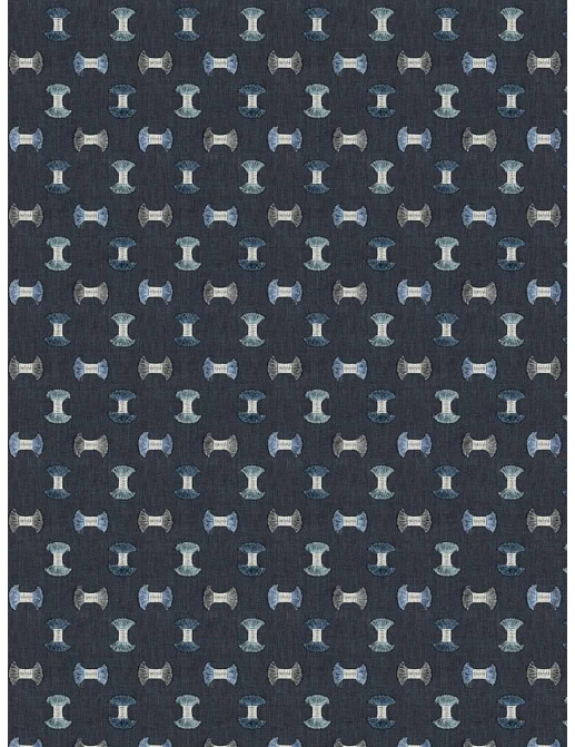 Ткань Fabricut Natural Nuances Vignettes Night GewaFray/Indigo