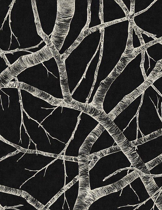 Панно и фотообои Italreflexes Macro Silver Birch-008/Slate