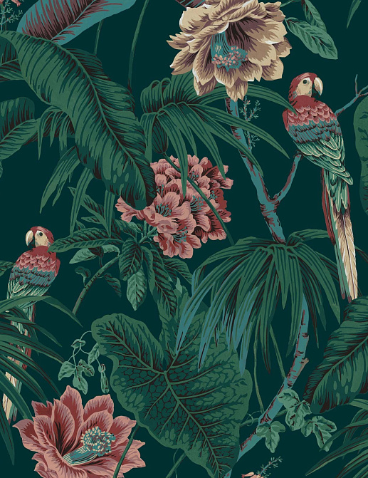 Обои House Of Hackney WII Newness 2018 Paradisa/Spruce Green