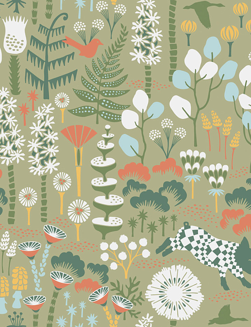 Обои Borastapeter Wonderland by Hanna Werning 1451