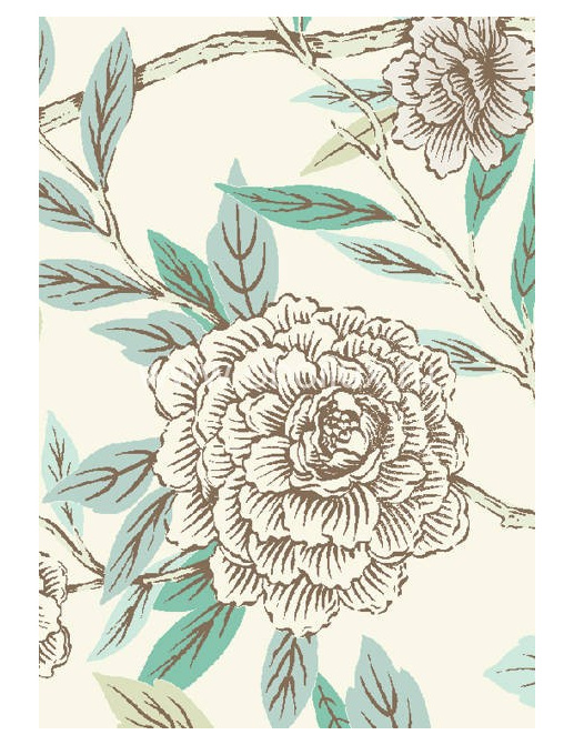 Обои Lewis & Wood Wide Width Wallpapers LW14557/China Rose Blanche