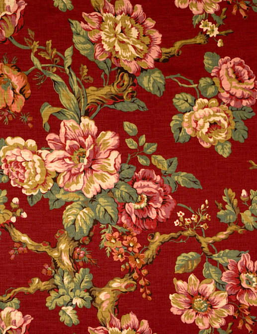 Ткань Trend Jaclyn Smith Home red spice 01834 Crimson