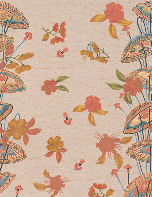 Панно и фотообои Iksel Scenic & Architectural Wallpapers Japanese Collection JAPANESE UMBRELLA