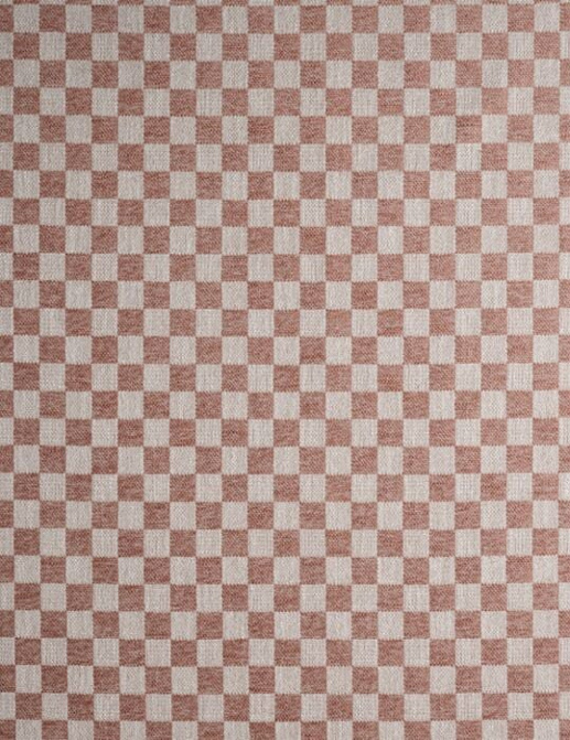 Ткань KAI Olenka Weaves Damier/Terracotta