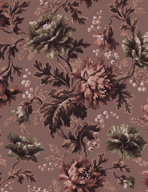 Обои House Of Hackney WII Newness 2018 Opia/Old Rose