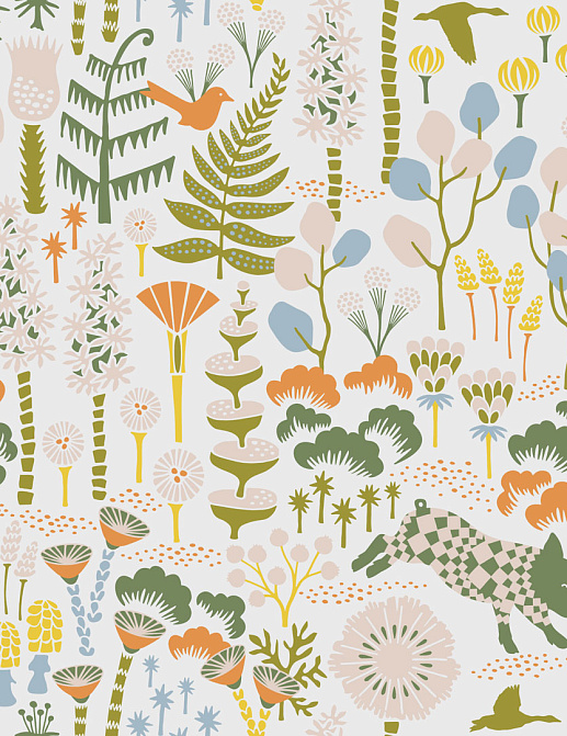 Обои Borastapeter Wonderland by Hanna Werning 1450