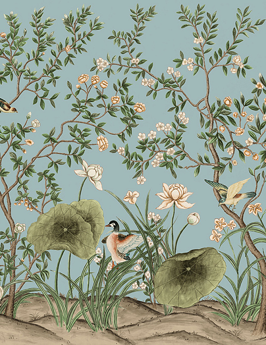 Панно и фотообои Faboie Silk Painting 4 F-SN4122