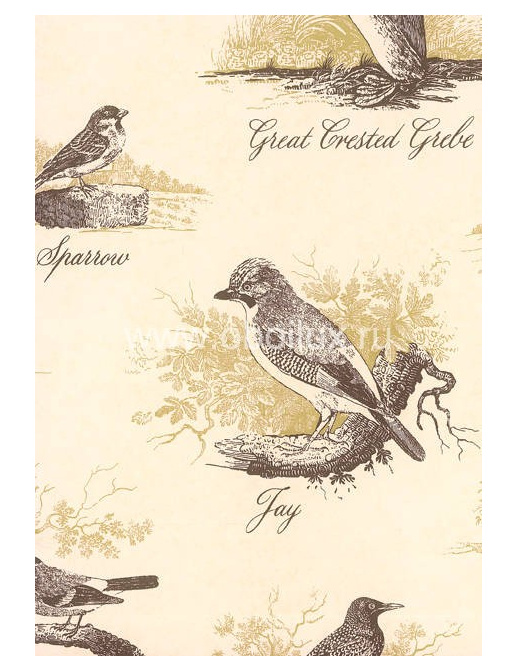Обои Lewis & Wood Book I - Sporting & Character LW153250/Bewick Birds Gorse