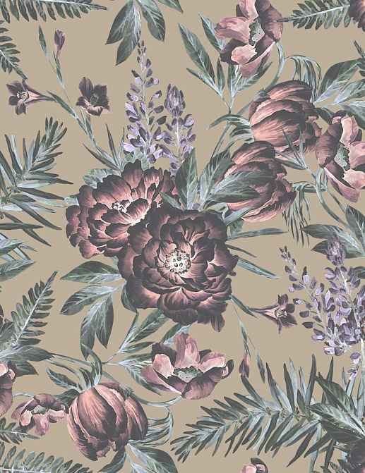 Ткань Marufabrics Florium 02014/Olive