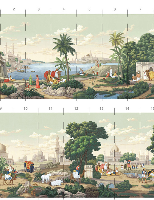 Обои Paul Montgomery Studio Book of Murals (Mural Sources) PN-310-ND/Antiqued