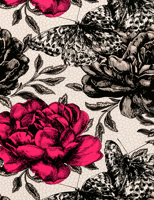 Ткань Clarke & Clarke Floribunda F0473/05