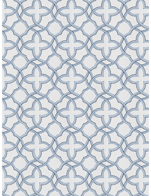 Ткань Fabricut Chromatics Vol.XXV Indigo Gnomic/Nautical