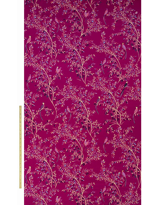 Ткань Sara Miller Volume 1 BirdsOfParadiseVelvetFuchsia