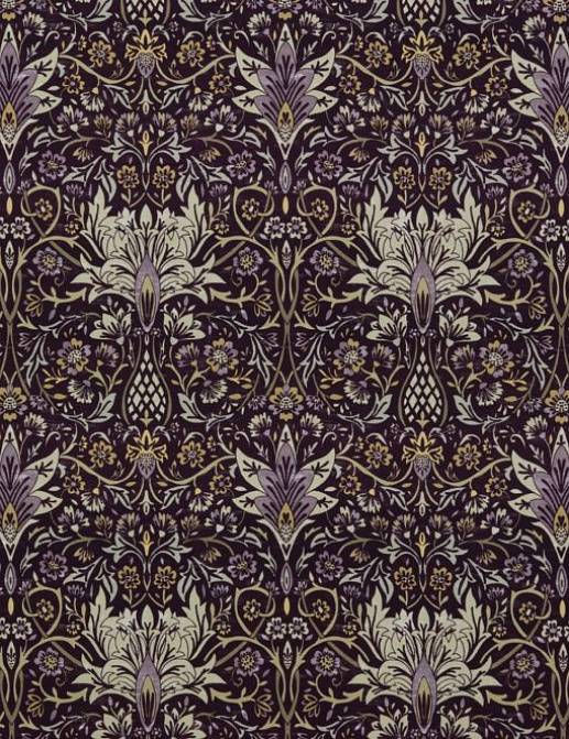 Ткань Ashley Wilde Roseberry Manor Avington/Plum