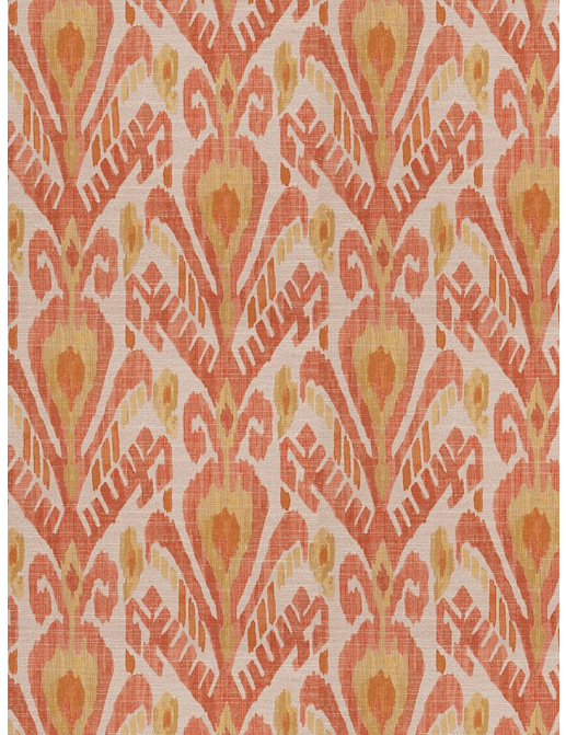 Ткань Fabricut Vignettes Vol.XIII Terra Cotta Zulu/Mandarin
