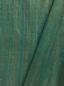 Ткань Bisson Bruneel Panama Cuba Cuba-Havane/Turquoise