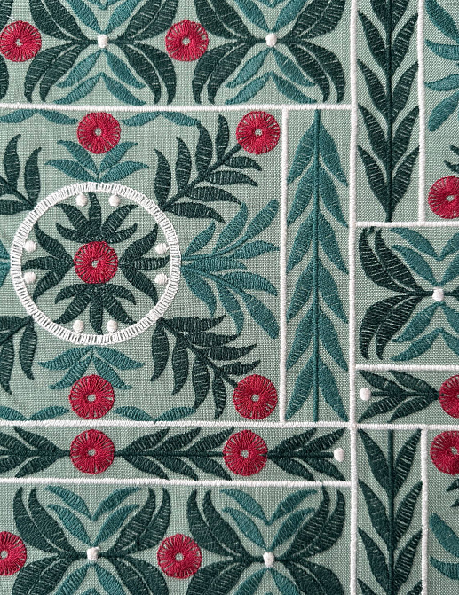 Ткань Galleria Arben Babur MughalGarden/Juniper