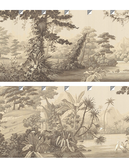 Панно и фотообои Paul Montgomery Studio Complete Collection Paradiso Sepia