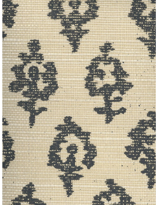 Обои Stroheim Silhouettes Woodhall Sisal/Charcoal on Dove