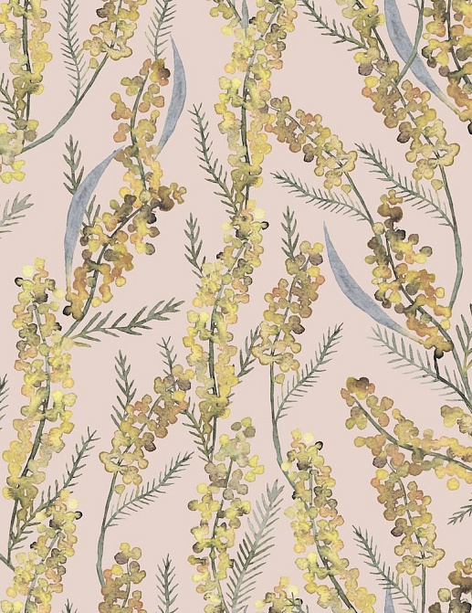 Ткань Marufabrics Florium 02002/Pink