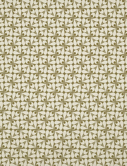 Ткань Orla Kiely Wovens-Volume One WovenAcornCup/Moss