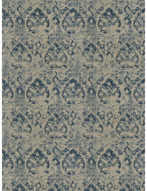 Ткань Fabricut Chromatics Vol.XXVI Azure CritiqueDamask/Navy