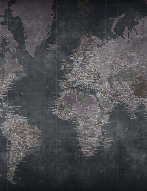 Обои Factura Kids WORLD MAP/8