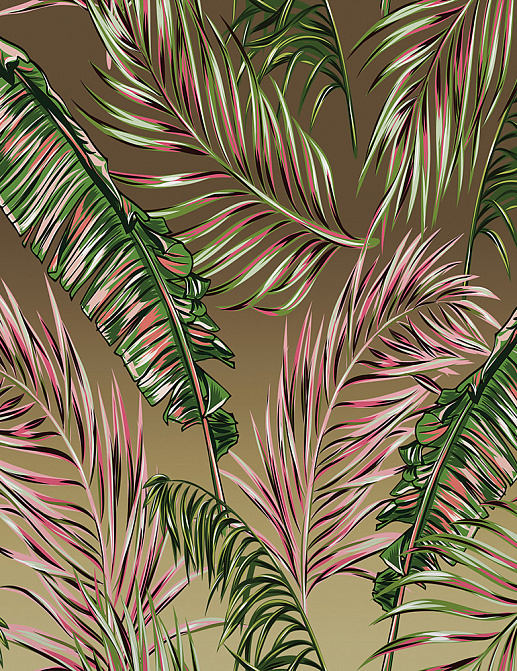 Панно и фотообои Yo2 Luminous Palms LP1.06/Gold