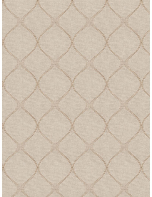 Ткань Fabricut Statement Sheers Flax Sibble ogee/Tan