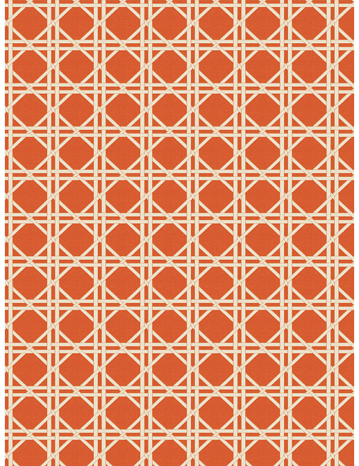 Ткань Fabricut Vignettes Vol.XIII Terra Cotta Vlad lattice/Orange