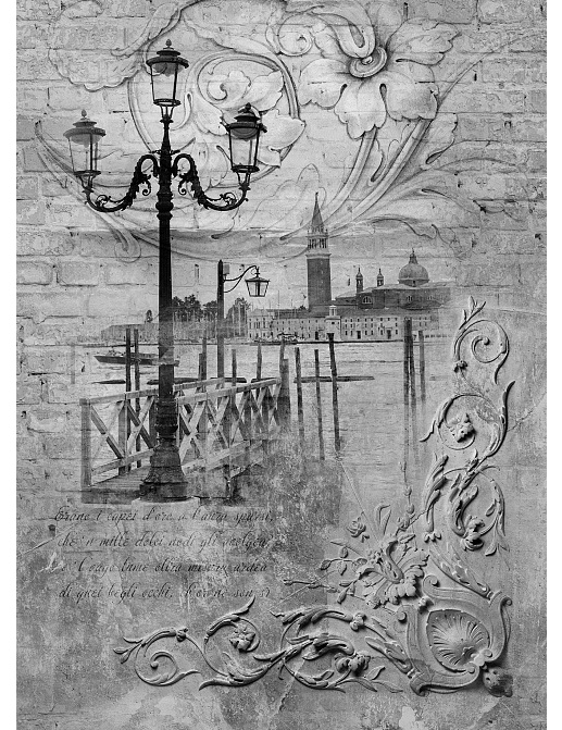 Обои Wall Street Grayscale 16948