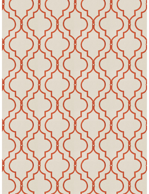 Ткань Fabricut Chromatics Vol.XXIV Guava Four queens/Tabasco