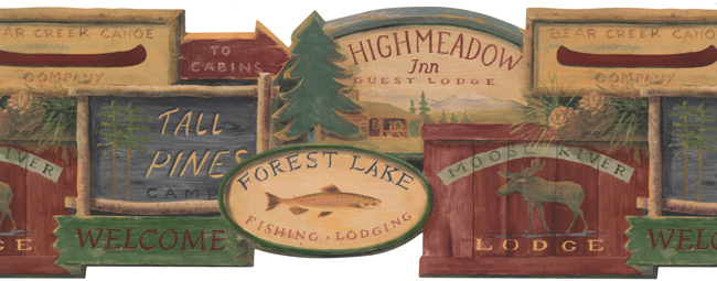 Обои York Lake Forest Lodge WL5568B