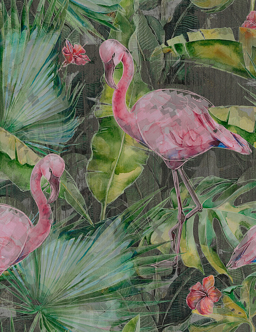 Панно и фотообои Tecnografica Collection 2017 Flamingo
