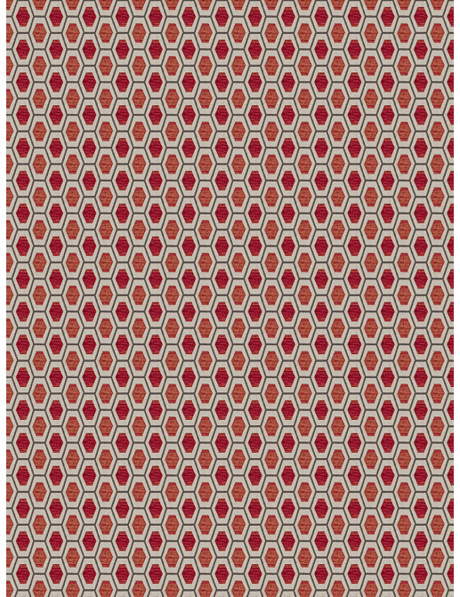 Ткань Fabricut Color Studio Vol.VIII Vermillion Lapidus/Vermillion