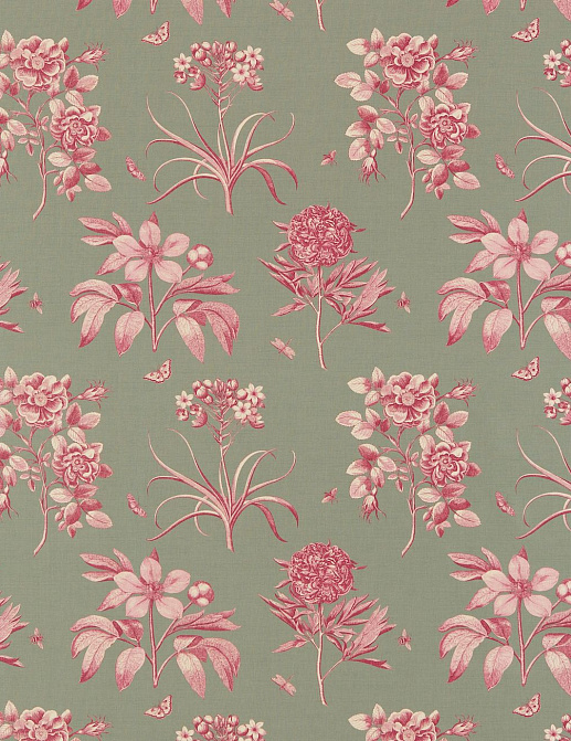 Ткань Sanderson Parchment Flowers DPFPET205