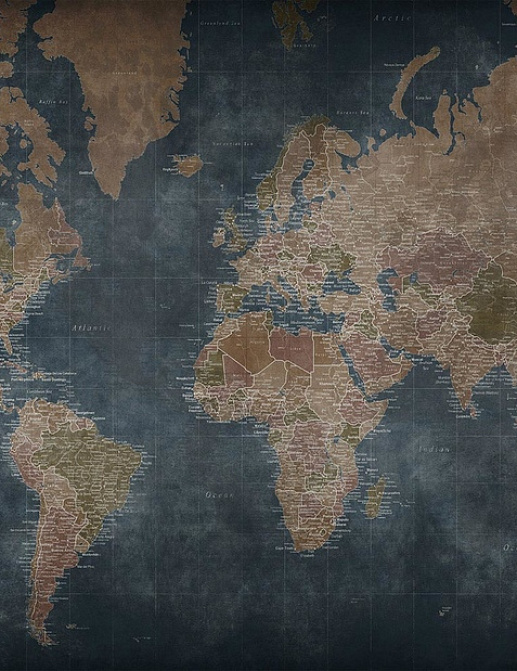 Обои Factura Kids WORLD MAP/6