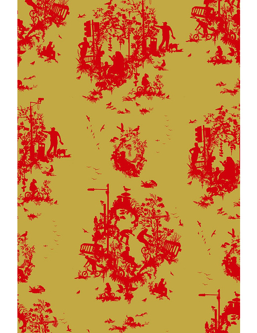 Обои Timorous Beasties Studio TB/DTOIL3/4000/02