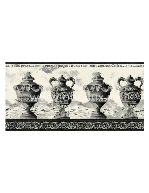 Бордюр Blue Mountain Black & White BC1580204b