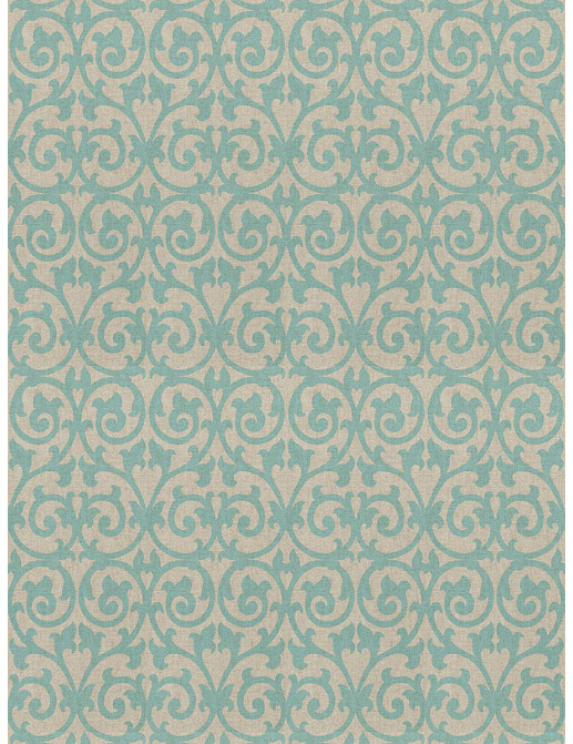 Ткань Fabricut Chromatics Vol.XXIII Teal Ezekiel scroll/Aquamarine