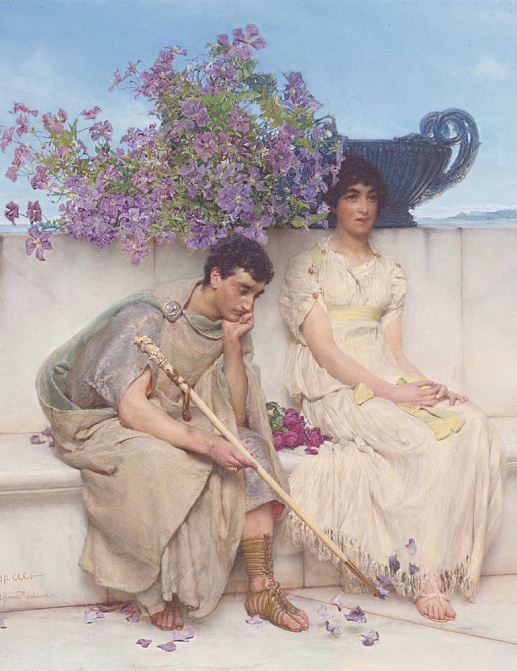Панно и фотообои Affresco Фрески и фотообои An eloquent silence by Lawrence Alma Tadema