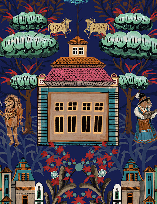 Панно и фотообои Faboie Silk Painting 4 F-SN4163