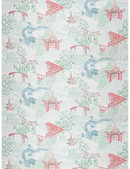 Ткань Trend Aqua-Citrine Prints & Wovens Vol.II 04225/AquaGarden