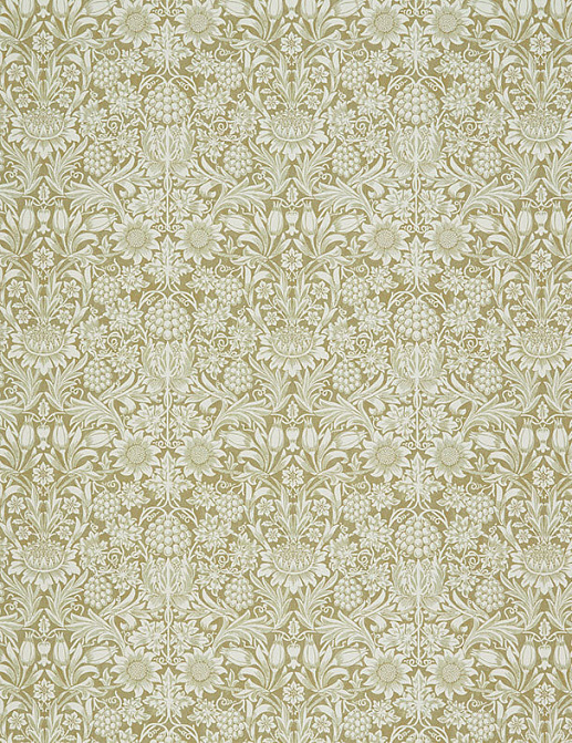 Ткань William Morris At Home Kelmscott Gardens Volume I Sunflower/Ochre