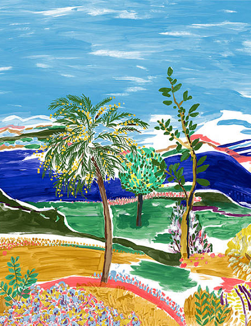 Панно и фотообои Faboie Silk Painting VI F-SN6025