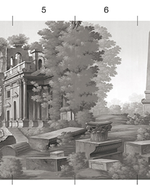 Обои Paul Montgomery Studio Melange Series Bibiena Grisaille