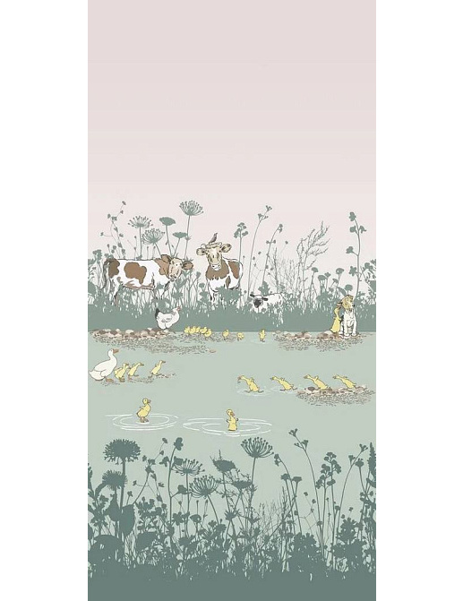 Обои Little Greene Storybook Papers 0231RIQUACK