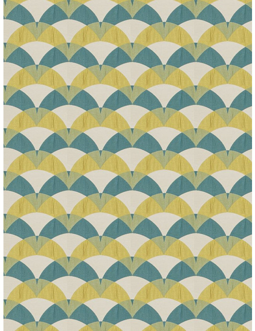 Ткань Fabricut Modern Nuances Blue Wave Incubus/Teal