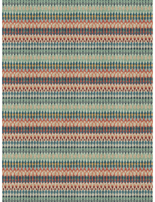 Ткань Fabricut Chromatics Vol.XXV Coral Verbiage/Multi