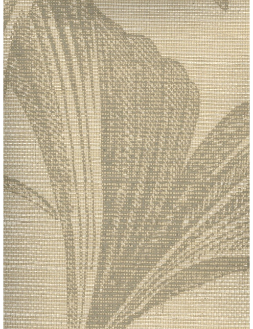 Обои Stroheim Silhouettes Palm Garden Sisal/Taupe on Dove